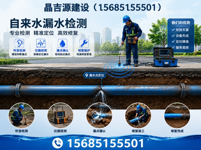 白云区消防漏水检测展示图